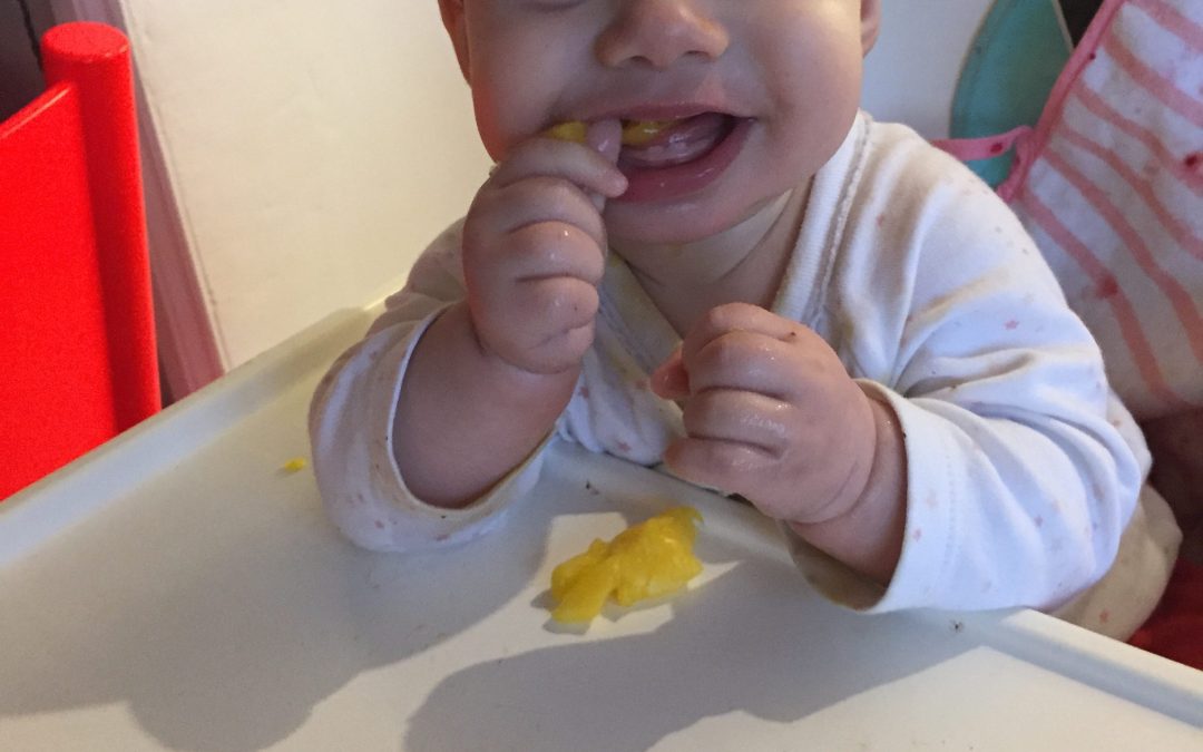 She eats and smiles like no other